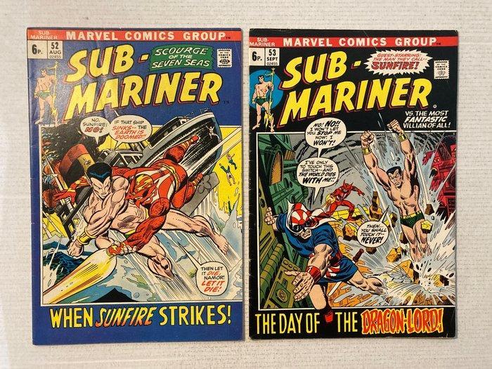 Sub-Mariner (1968 Series) # 52 / 58 Early Bronze Age Gems., Boeken, Strips | Comics