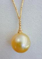 Parure - 18 karaat Geel goud Parel, Handtassen en Accessoires