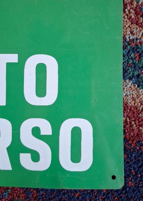 Insigne Cartello officina industriale - Italië - Midden 19e, Antiek en Kunst, Antiek | Wandborden en Tegels