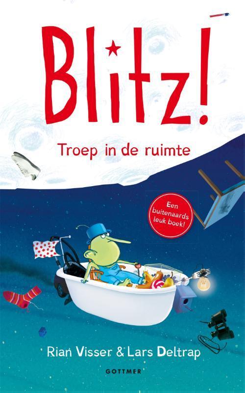 Troep in de ruimte / Blitz! / 3 9789025762322 Rian Visser, Boeken, Kinderboeken | Jeugd | onder 10 jaar, Gelezen, Verzenden