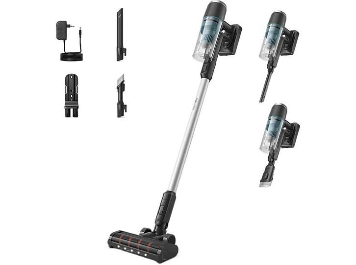 Philips -  Steelstofzuiger 2 In 1 - Zwart, Elektronische apparatuur, Stofzuigers, Nieuw, Reservoir, Minder dan 1200 watt, Verzenden