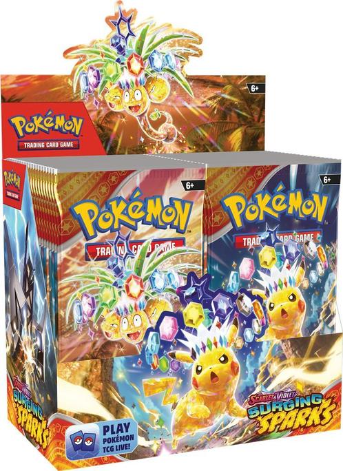 Pokémon TCG Scarlet and Violet Surging Sparks, Hobby & Loisirs créatifs, Jeux de cartes à collectionner | Pokémon, Envoi