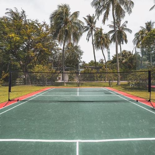 Sportnet - OutdoorAdvies - Opvouwbaar en verstelbaar - Blauw, Sport en Fitness, Badminton, Nieuw, Ophalen of Verzenden