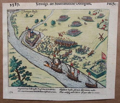 Nederland - Den Bosch, Engelen; W Baudartius / P Bor -, Boeken, Atlassen en Landkaarten