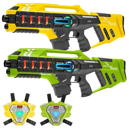 2 Connect Mega Blasters + 2 Connect Vesten - Groen/Geel, Kinderen en Baby's, Speelgoed | Buiten | Actiespeelgoed, Nieuw, Ophalen of Verzenden