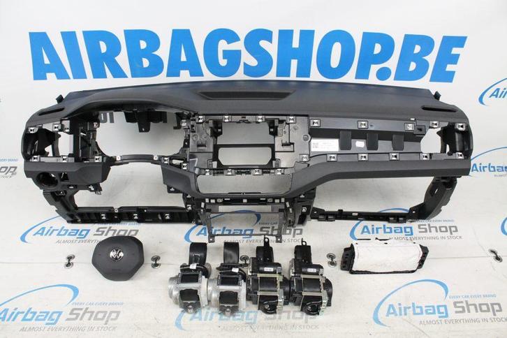 Airbag set - Dashboard zwart Volkswagen T-Cross facelift, Auto-onderdelen, Dashboard en Schakelaars, Gebruikt, Volkswagen