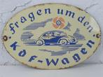 VW Kever - Emaille plaat - Staal