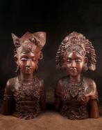 Buste - Bois dur - Loro Blonyo - Bali, Indonésie, Antiek en Kunst