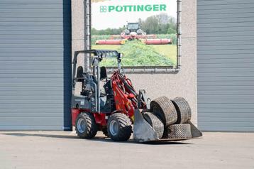 Weidemann 1140 inclusief grondbak en set gazonwielen
