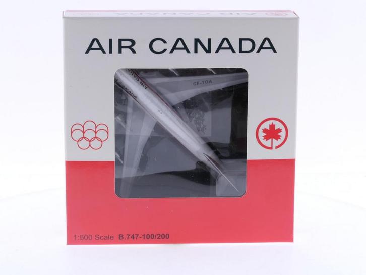 Schaal 1:500 BiG BiRD BB52005ACA Air Canada Boeing 747-10..., Hobby en Vrije tijd, Modelbouw | Vliegtuigen en Helikopters, Gebruikt