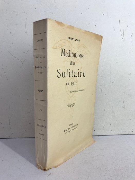Léon Bloy - Méditations dun Solitaire en 1916 [édition, Antiek en Kunst, Antiek | Boeken en Manuscripten