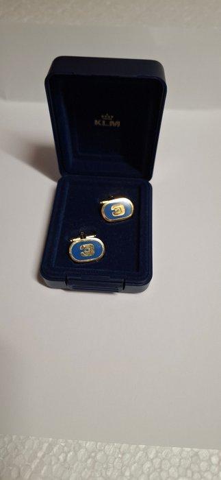 Manchetknopen - KLM Royal Dutch Airlines - 1950-1960, Antiquités & Art, Antiquités | Assiettes décoratives & Carrelages