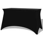 vidaXL Tafelhoes stretch zwart 243x76x74 cm 2 st, Tuin en Terras, Verzenden, Nieuw