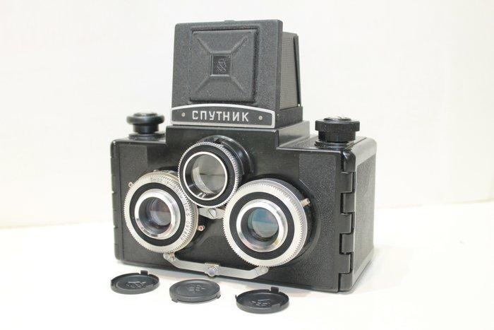 Lomo Sputnik - Lens: Two T-22 4.5/75 triplet lenses, Verzamelen, Foto-apparatuur en Filmapparatuur