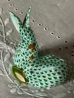 Herend - Beeldje - Fishnet pair of rabbits - Porselein