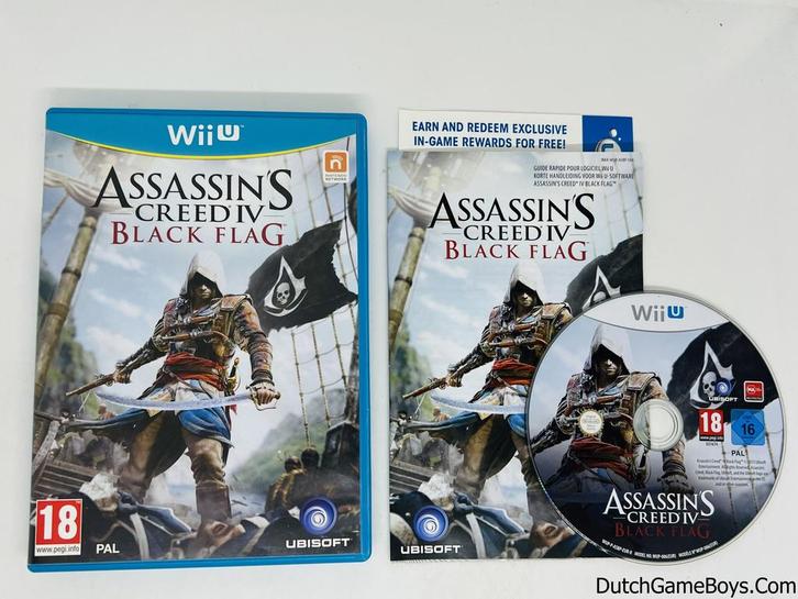 Nintendo Wii U - Assassins Creed IV - Black Flag - FAH, Games en Spelcomputers, Games | Nintendo Wii U, Gebruikt, Verzenden