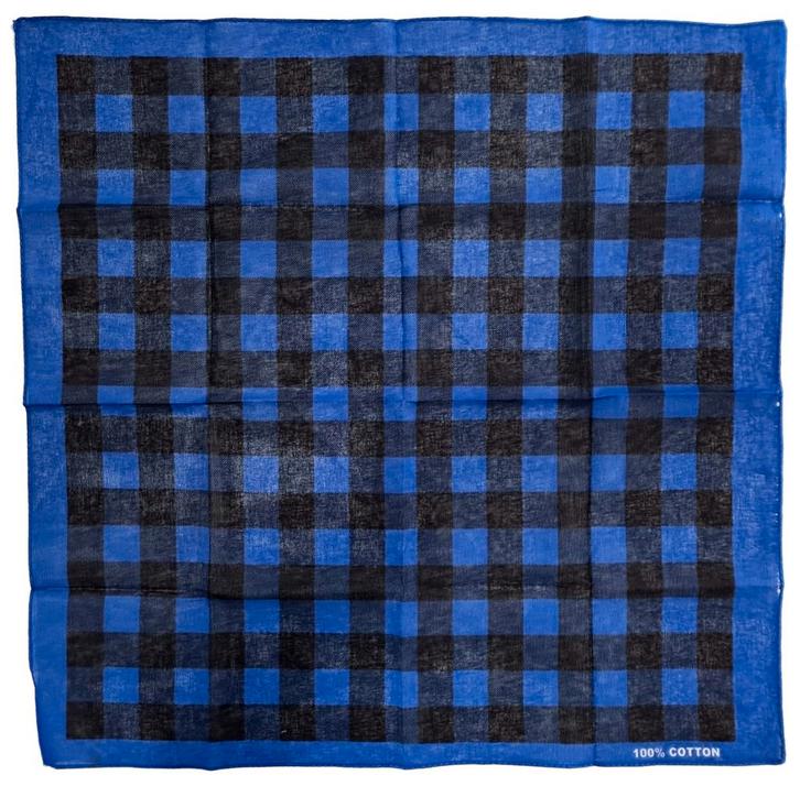 Fako Fashion - Bandana Blok - Blokken Zakdoek - Boeren, Kleding | Heren, Mutsen, Sjaals en Handschoenen, Verzenden