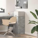 vidaXL Dressoir met lade Beton Grijs 38 x 34 x 75 cm, Huis en Inrichting, Verzenden, Nieuw