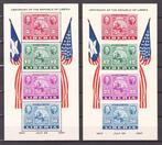 Liberia 1941/1947 - Complete sets uit de periode met, Postzegels en Munten, Gestempeld