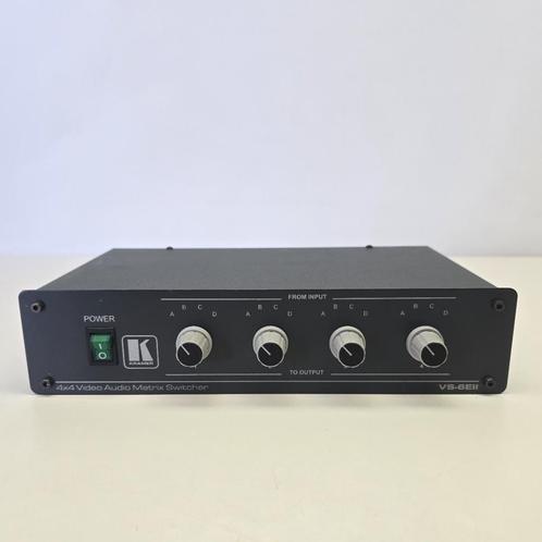 Kramer VS-6EII 4x4 Audio/Video Matrix Switch | Nette Staat, Audio, Tv en Foto, Versterkers en Ontvangers, Nieuw, Ophalen of Verzenden