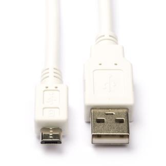 Sony oplaadkabel | Micro USB 2.0 | 1 meter (100% koper, Wit), Telecommunicatie, Mobiele telefoons | Toebehoren en Onderdelen, Verzenden