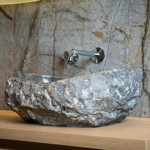 Waskom Loutro Kev G Rechthoek 50x35x20 cm Marmer Grey, Doe-het-zelf en Bouw, Sanitair, Overige typen, Nieuw, Ophalen of Verzenden