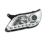 PHARES LED DAYLIGHT POUR VOLKSWAGEN VW TIGUAN 07-11 FOND CHR, Auto-onderdelen, Verzenden, Nieuw