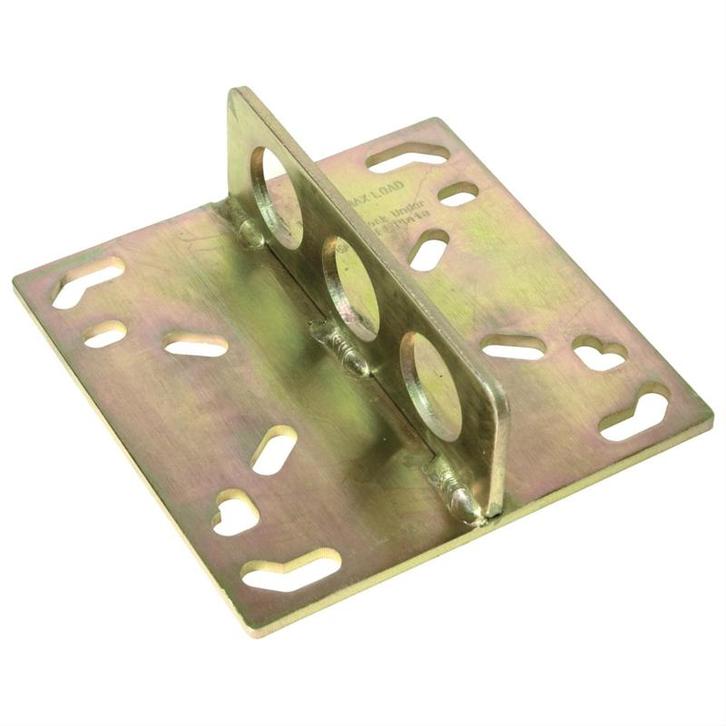 Engine Lift Plate, Gold Iridited, Steel, Fits Most 2-Barrel, Auto-onderdelen, Motor en Toebehoren, Nieuw, Ophalen of Verzenden