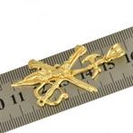 Kruishanger - 18 karaat Geel goud, Handtassen en Accessoires