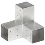vidaXL Paalverbinding Y-vorm 81x81 mm gegalvaniseerd metaal, Tuin en Terras, Palen, Balken en Planken, Verzenden, Nieuw