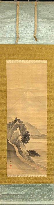 Identification du fils de lartiste - Mont Fuji et sentiers, Antiek en Kunst, Antiek | Overige Antiek