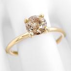 Zonder Minimumprijs - Ring - 14 karaat Geel goud -  1.03ct., Handtassen en Accessoires, Nieuw