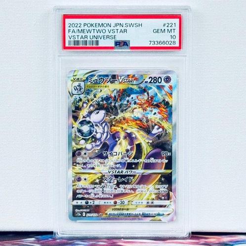 Pokémon Graded card - FA Mewtwo VSTAR #221 VSTAR Universe -, Hobby en Vrije tijd, Verzamelkaartspellen | Pokémon