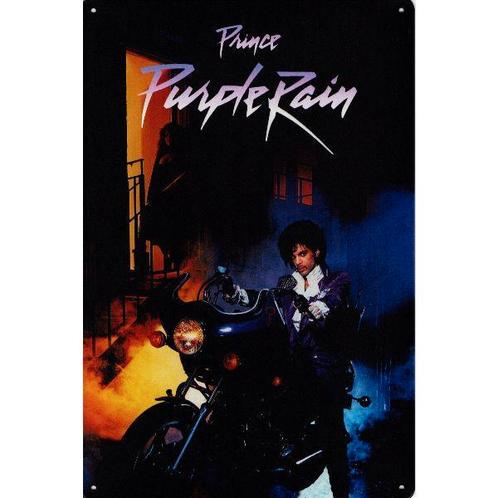 Wandbord reclamebord schild Prince Purple Rain bord, Verzamelen, Retro, Huis en Inrichting, Verzenden