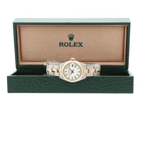 Rolex Lady-Datejust 26 69173 uit 1990, Bijoux, Sacs & Beauté, Montres | Femmes, Envoi