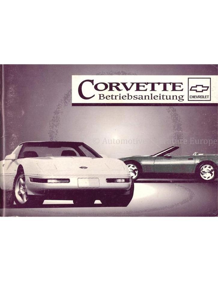 1994 CHEVROLET CORVETTE INSTRUCTIEBOEKJE DUITS, Auto diversen, Handleidingen en Instructieboekjes, Ophalen of Verzenden