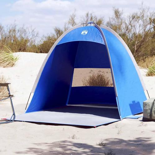 vidaXL Strandtent 3-persoons waterdicht azuurblauw, Caravans en Kamperen, Tenten, Nieuw, Verzenden