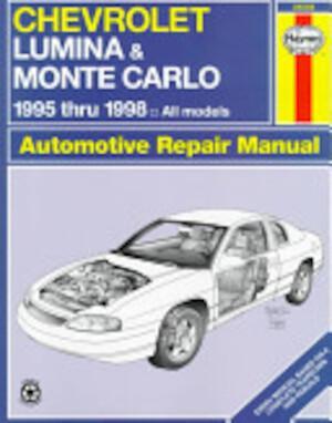 Chevrolet Lumina & Monte Carlo Automotive Repair Manual, Livres, Langue | Langues Autre, Envoi