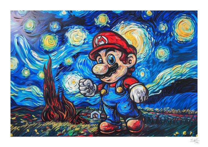 SKE - Mario Night, Antiek en Kunst, Kunst | Schilderijen | Modern