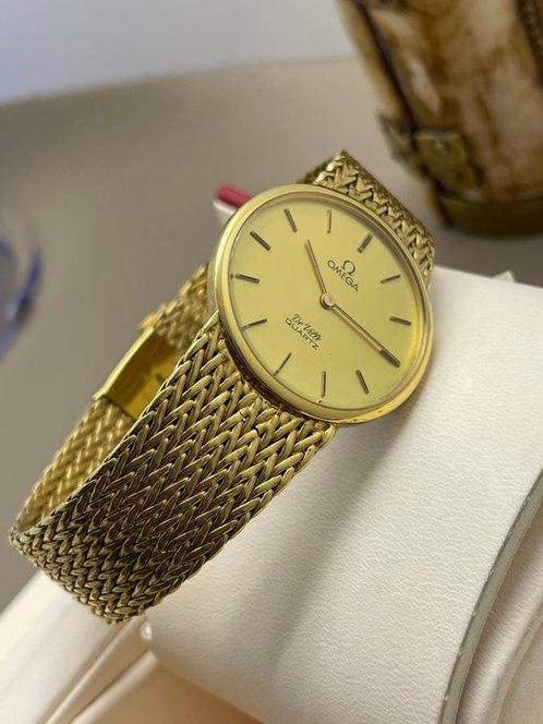 Omega - Ref.391.0807 - Deville - Cal.1365 - Milaneseband -, Handtassen en Accessoires, Horloges | Heren