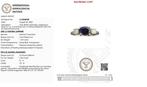 Ring - 14 karaat Witgoud - 1.71ct. tw. Saffier - Diamant, Nieuw