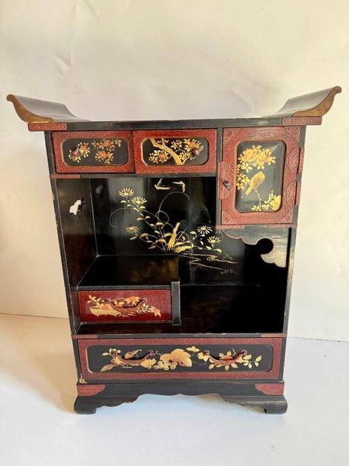 Kabinet - Vieux Laque Cabinet origineel, begin 20e eeuw -, Antiek en Kunst, Antiek | Overige Antiek