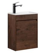 Toiletmeubel Sinta 40 x 22 cm Walnoot Bruin Fonteinmeubel, Verzenden, Nieuw