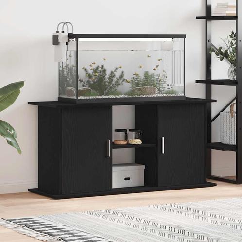 vidaXL Aquariumstandaard 121x41x58 cm spaanplaat zwart, Dieren en Toebehoren, Vissen | Aquaria en Toebehoren, Nieuw, Verzenden