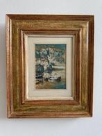 Zeldzame aquarel van Evert Moll (1875-1949) - Zicht op de