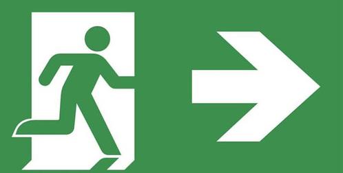 Van Lien Alulux Pictogram Noodverlichting - 7TCA091350R3612, Doe-het-zelf en Bouw, Bouwverlichting, Verzenden