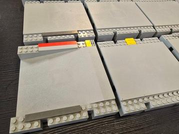 Lego Onderdelen - 15 haven treinstation platen 3d vintage, Nieuw