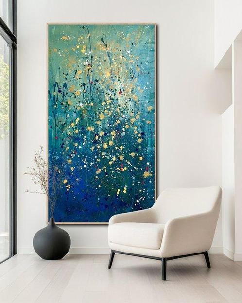 Cornelio Reut - Petali dorati, Antiek en Kunst, Kunst | Schilderijen | Modern