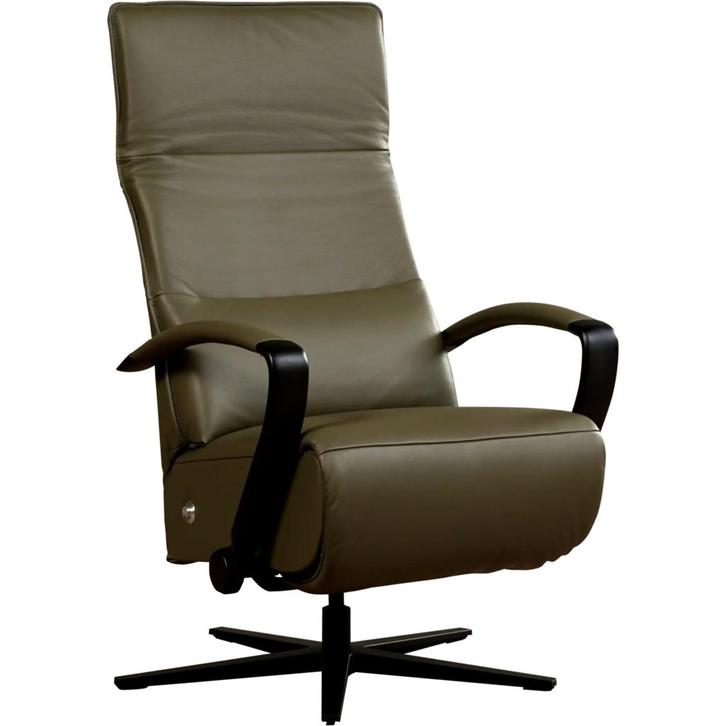 Leren relaxfauteuil Matrix - Massif Olive (olijf/groen) -, Huis en Inrichting, Fauteuils, 50 tot 75 cm, 75 tot 100 cm, Nieuw, Leer