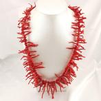 Koraal - Zilver - Halsketting - ambachtelijke productie